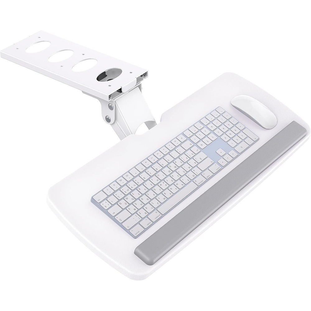 HUANUO Adjustable Keyboard Tray Under Desk 25" Ergonomic Mouse Shelf